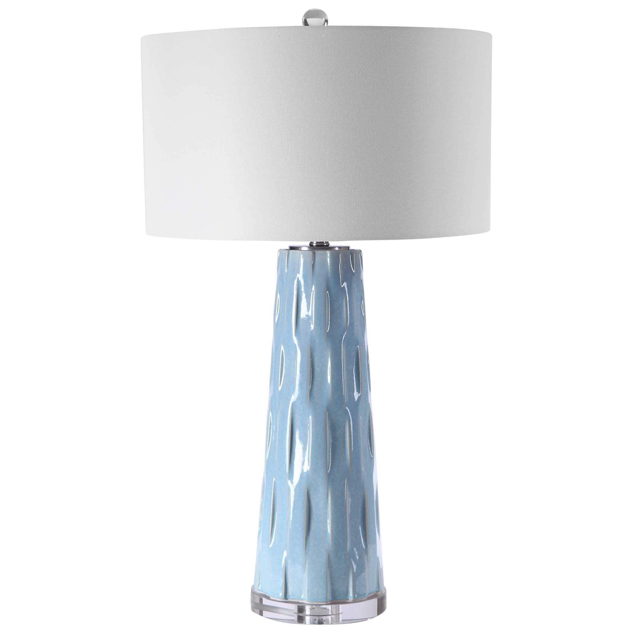 Brien Light Blue Table Lamp Uttermost