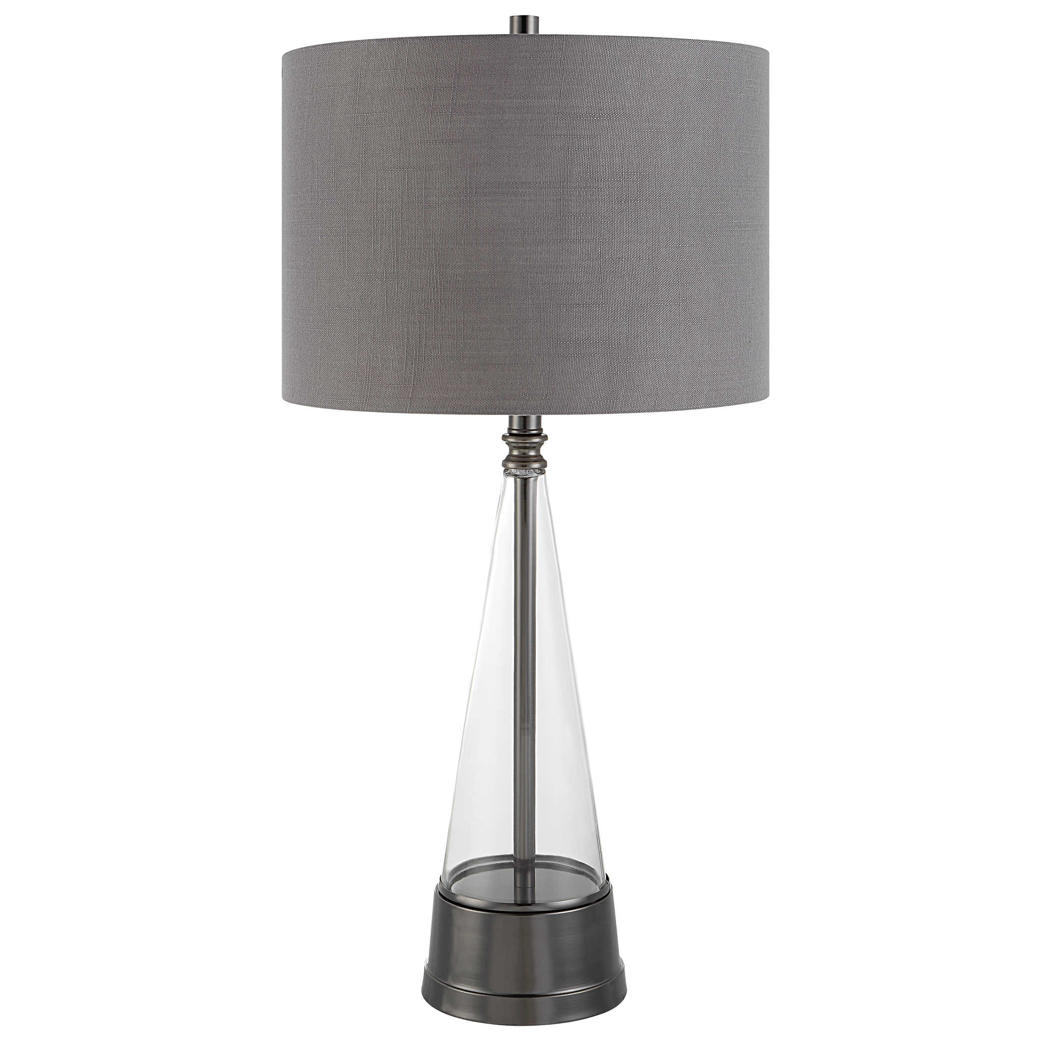 Contemporary Style Cone Shaped Table Lamp Uttermost