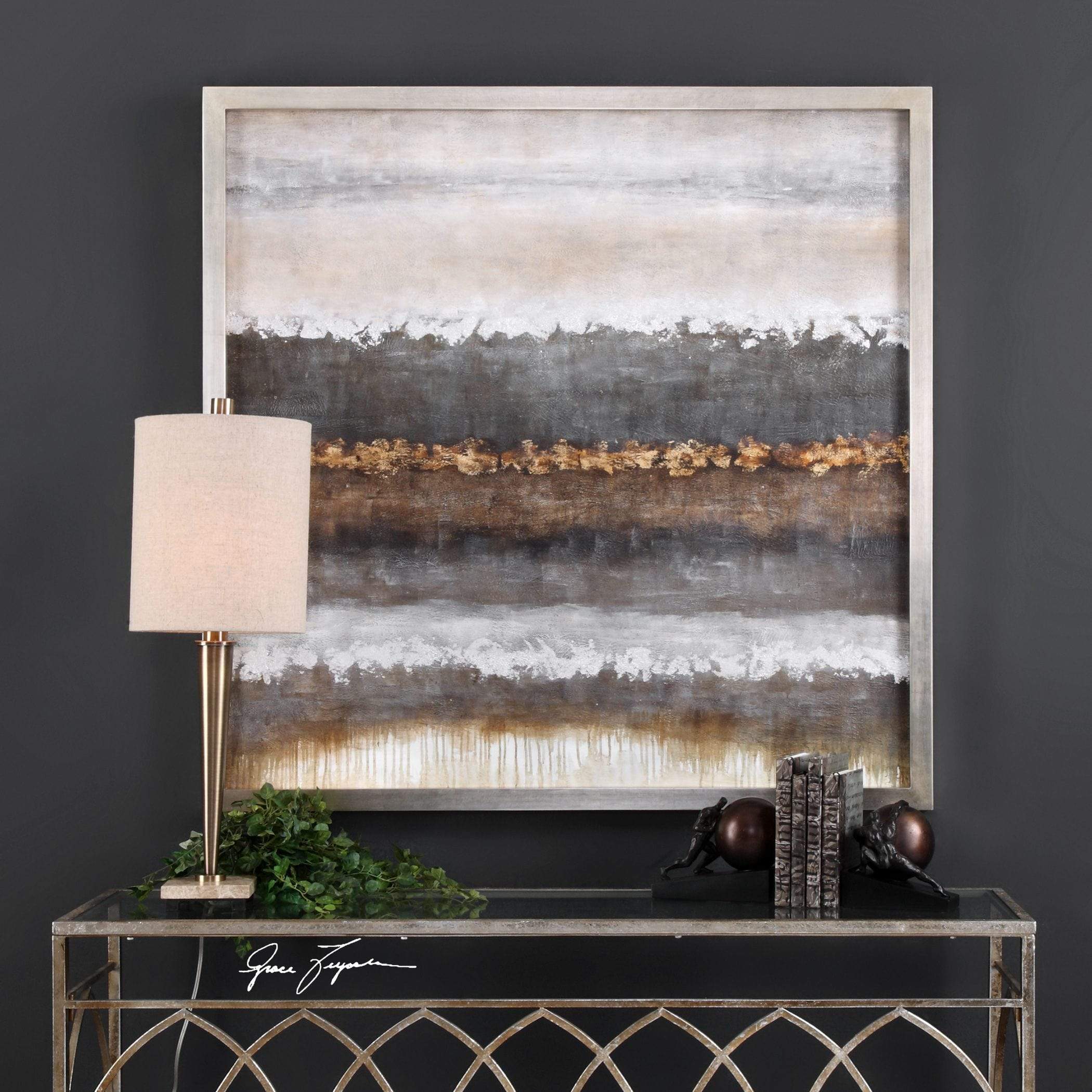 Layer Hand Painted Canvas Uttermost